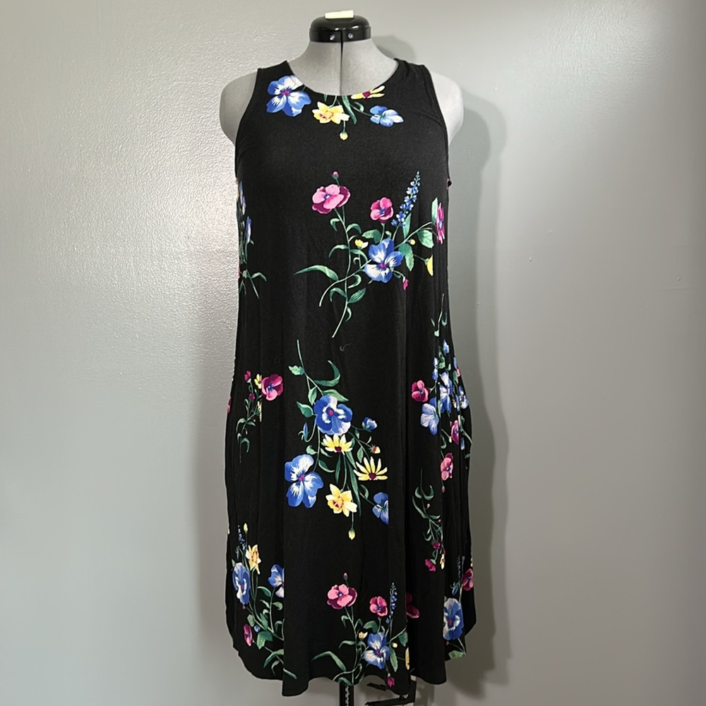 Old navy large tall floral midi dress